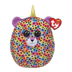 Ty Giselle Çok Renkli Leopar Desenli Squishy 25 Cm - Ty