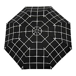 Original Duckhead Duck Kompakt Şemsiye Black Grid-CP005 - 2