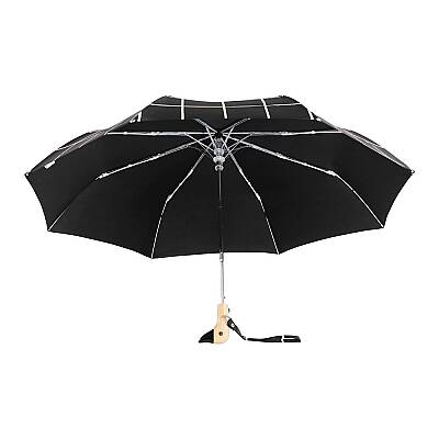 Original Duckhead Duck Kompakt Şemsiye Black Grid-CP005 - 3