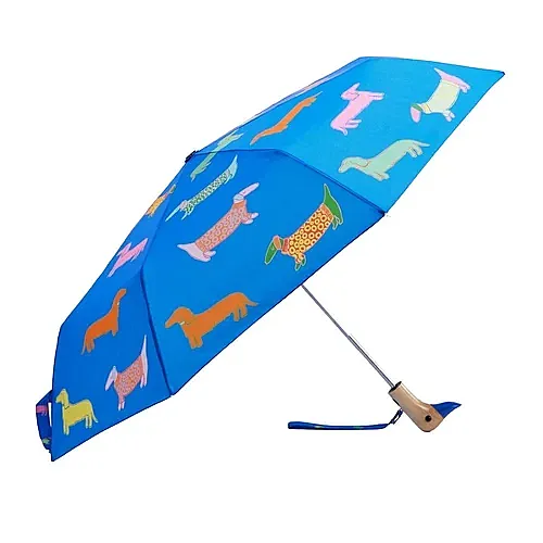 Umbrella Original Duckhead Duck Kompakt Dogs in Blue Şemsiye CP110 - 1