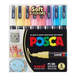 Uniball Posca Marker (1.8Mm-2.5Mm) 8'Li Pc-1Mr/8C - Uniball