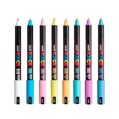 Uniball Posca Markör Su Bazlı Ana Renk 0.7Mm 8'li - 2