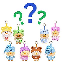 Upset Duck - Care Bears Gökkuşağı Serisi Anahtarlık Sürpriz Paket - 1