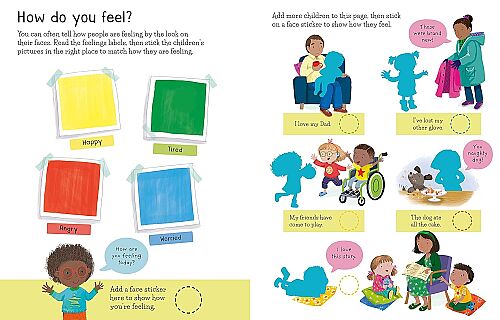 Usborne First Sticker Book Feelings - 2