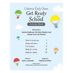Usborne - Get Ready For School Activity Book - 2