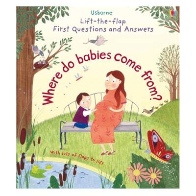 Usborne - Lift The Flap First Q & A Where Do Babies Come From - 1