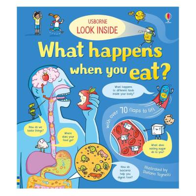 Usborne Look Inside What Happens When You Eat - 1