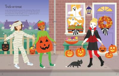Usborne Sticker Dolly Dressing Halloween - 2
