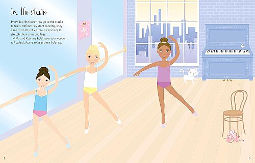 Usborne Sticker Dolly Dressing Ballerinas - 5
