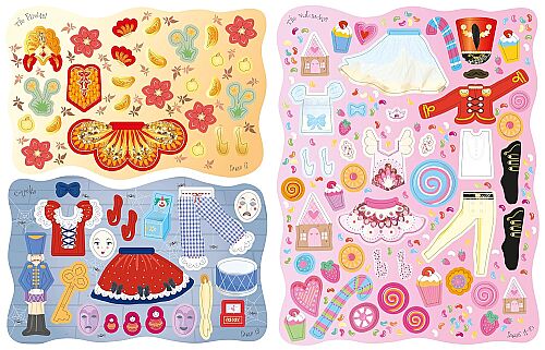 Usborne Sticker Dolly Dressing Ballerinas - 4