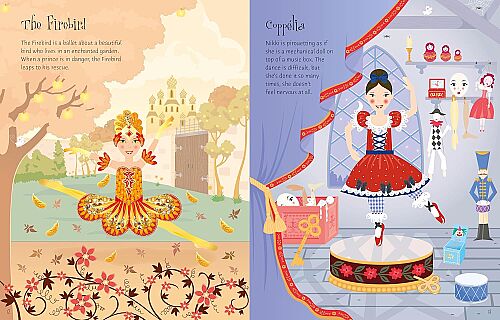 Usborne Sticker Dolly Dressing Ballerinas - 3