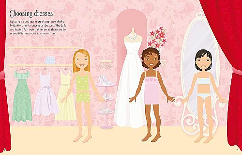 Usborne Sticker Dolly Dressing Bridesmaids - 3