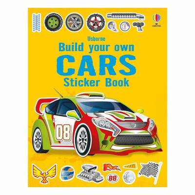 Usborne Build Your Own Cars Sticker Book - 1