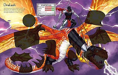 Usborne  Build Your Own Dragons and Fantasy Warriors Sticker Book - 3