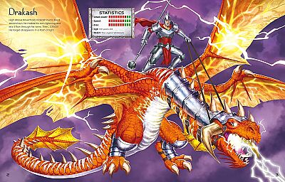 Usborne  Build Your Own Dragons and Fantasy Warriors Sticker Book - 2