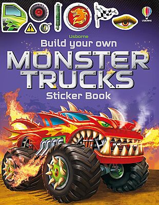 Usborne Build Your Own Monster Trucks Sticker - 1