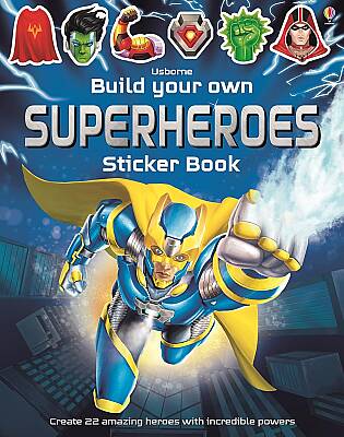 Usborne Build Your Own Superheroes Sticker Book - 1