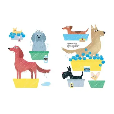 Usborne Fingerprint Activities Cats And Dogs - 2