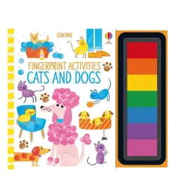 Usborne Fingerprint Activities Cats And Dogs - 1