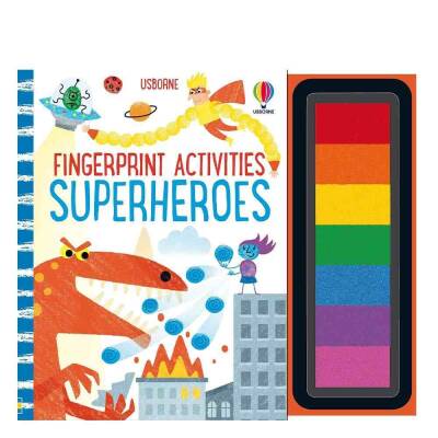 Usborne Fingerprint Activities - Superheroes - 1