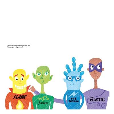 Usborne Fingerprint Activities - Superheroes - 2