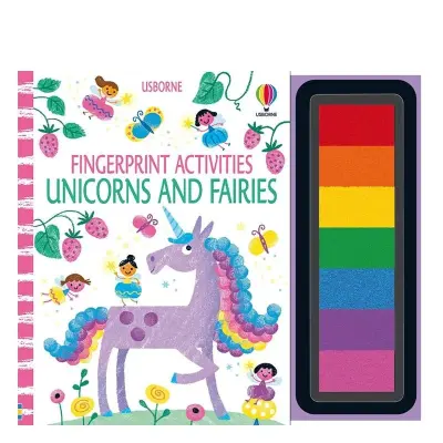 Usborne Fingerprint Activities Unicorns And Fairies - 1