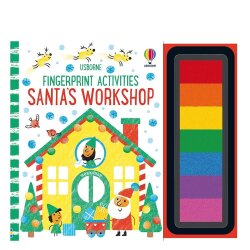 Usborne Fingerprint Santa's Workshop - 1