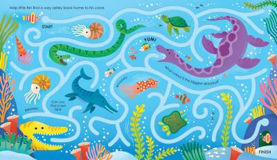 Usborne Fingertrail Dinosaur Mazes - 3