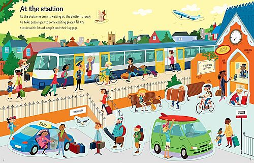 Usborne First Sticker Book Travel - 3