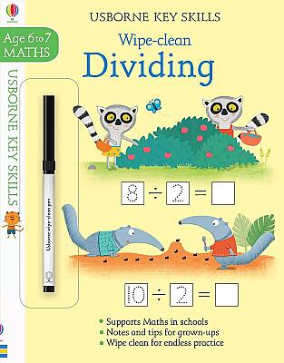Usborne Key Skills Wipe-Clean Dividing 6-7 - 1