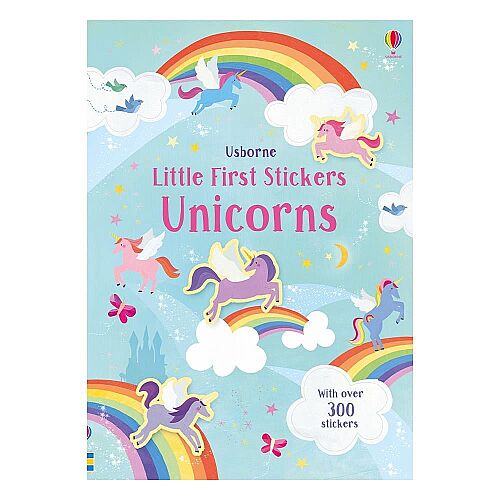 Usborne Little First Stickers Unicorns - 1