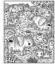 Usborne Magic Painting Zoo - 2