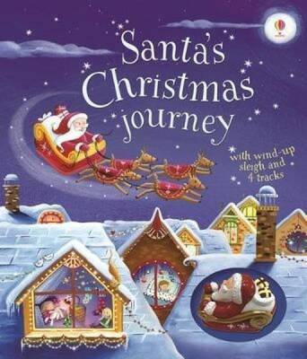 Usborne Santa's Christmas Journey With Wind-Up Sleigh - 1