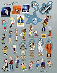 Usborne Space Sticker Book - 3