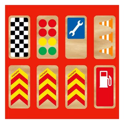 Waytoplay - Roadblocks Set Race Signs - 6