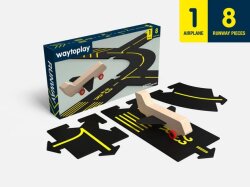 Waytoplay - Runway - 9 Parça (1 Uçak + 8 Yol) - 2
