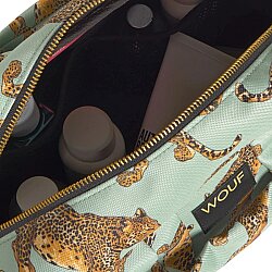 Wouf Emerald Leopard Large Toiletry Bag TL260002 - 3
