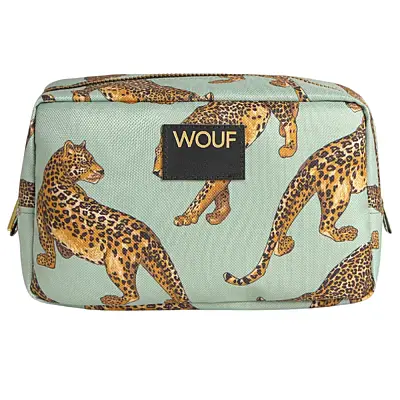 Wouf Emerald Leopard Toiletry Bag TT260002 - 1