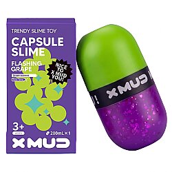 X Mud Capsule Slime Flashing Grape 2786 - X Mud