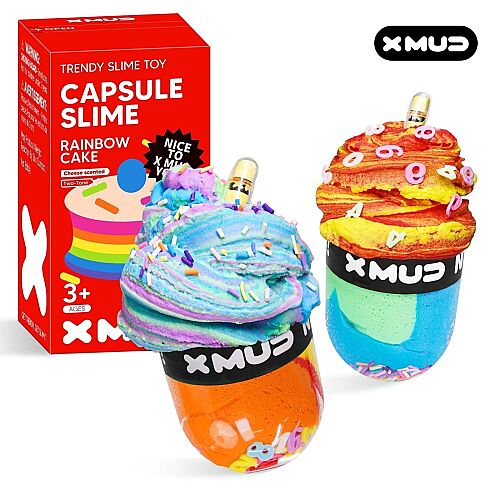 X Mud Capsule Slime Rainbow Cake 2791 - 1