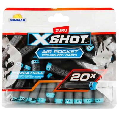 X-Shot Excel 20'li Yedek Sünger Dart Paketi S00036587 - 1