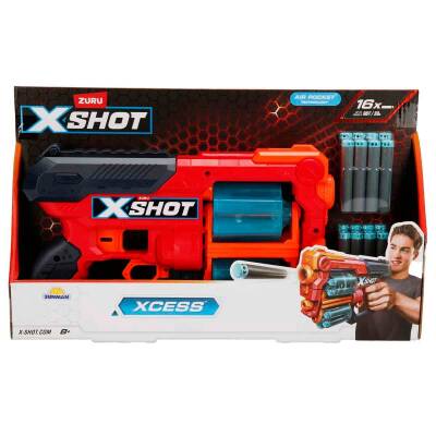 X-Shot Excel Xcess 16 Mermili Sünger Dart Atan Silah S00036437 - 1
