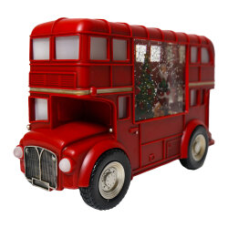 Dekoratif Yılbaşı Süslemeli Otobüs - 2