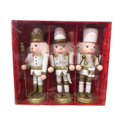 Dekoratif Yılbaşı 3'lü Kurşun Asker - 15 cm DQ02-03 - 3