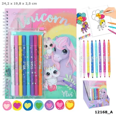 Ylvi Colouring Book With Pen Set 412168 - 1