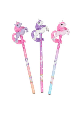 Ylvi Pencil With 3D Unicorn Figurine 45991 - Ylvi