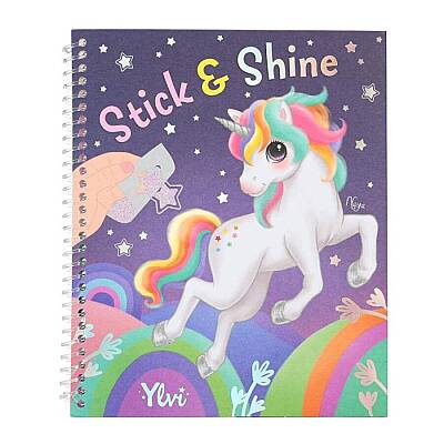 Ylvi Unicorn Boyanabilir Şablonlu Stickerli Tasarım Defteri 412472 - 2