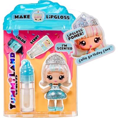 Yummiland Callie Birthday Cake Bebeği ve Dudak Parlatıcısı - 1