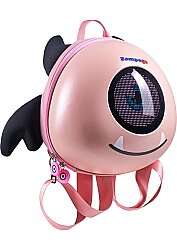 Zampago Angel Eye Led Işıklı Çocuk Sırt Çantası-Pembe ZG-KID2-P - 2