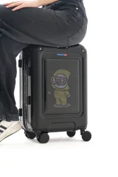 Zampago Glint Ekranlı Led Işıklı Valiz-Siyah ZG-LG4-B - 3